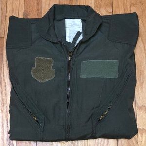 Air Force Military Green Flight Suit Sz 44L